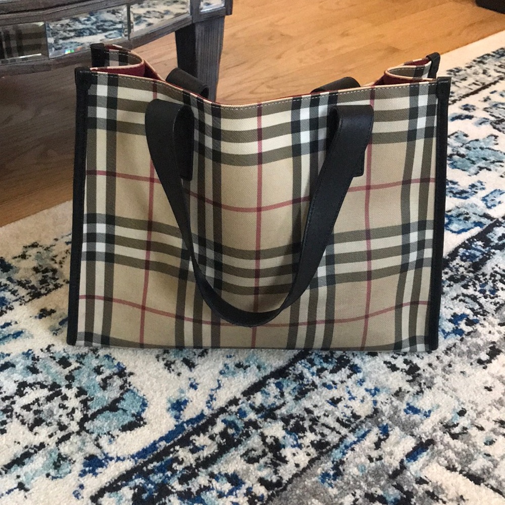 Authentic Burberry tote bag